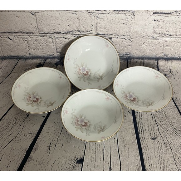 Noritake Other - Vintage Legendary By Noritake Shrewsbury 3490 Berry Bowls 5.5" Floral Set of 4